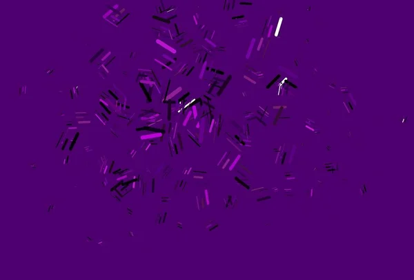 Светло Фиолетовый Векторный Узор Узкими Линиями Декоративная Сияющая Иллюстрация Линиями — стоковый вектор