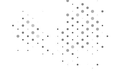 Açık Gümüş, daire şekilli gri vektör düzeni.