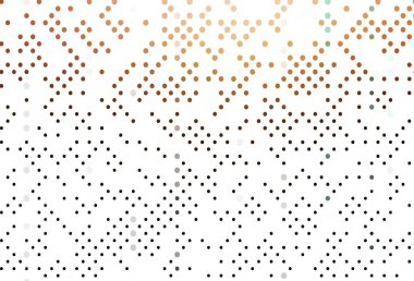 Açık Turuncu vektör benekli. Renkli su damlaları olan modern soyut çizimler. Reklamlar, broşürler için desen.