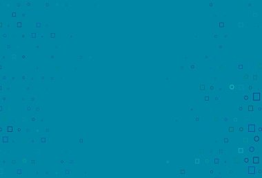 Açık mavi, daire benekli yeşil vektör düzeni, küpler. Parlak, soyut çemberler ve küpler çizilmiş bir resim. Marka kitabınız için şablon.