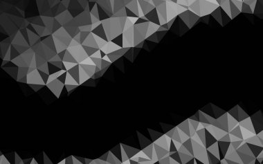 Açık Gümüş, gri vektör soyut mozaik desen.