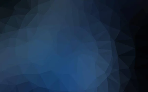 Vecteur Bleu Foncé Brillant Fond Triangulaire — Image vectorielle