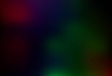 Koyu renk, Gökkuşağı vektörü bulanık ve renkli arkaplan. Bokeh tarzında tamamen yeni bir renk çizimi. İşiniz için yepyeni bir tasarım..