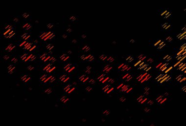 Koyu yeşil, kırmızı vektör arkaplan ve düz çizgiler. Dar çizgileri olan parlak renkli çizimler. TV reklamları için arkaplan.