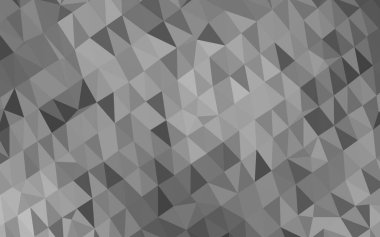 Açık Gümüş, gri vektör bulanık üçgen desen.