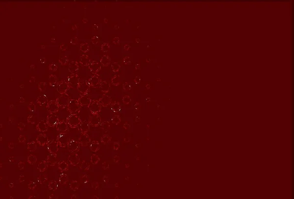 Светло Красный Векторный Фон Пузырями Размытые Пузыри Абстрактном Фоне Красочным — стоковый вектор