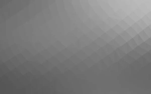 Argent Clair Gris Vecteur Polygone Abstrait Toile Fond — Image vectorielle