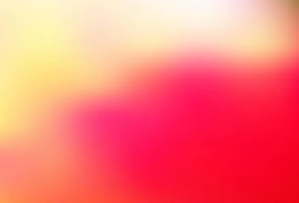 Rosso Chiaro Giallo Vettore Astratto Modello Offuscata Illustrazione Astratta Colorata — Vettoriale Stock