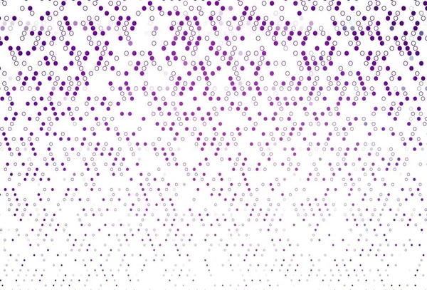 Světle Fialové Vektorové Pozadí Tečkami Rozmazané Bubliny Abstraktním Pozadí Barevným — Stockový vektor