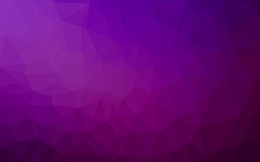 Koyu Mor vektör düşük poli düzeni.