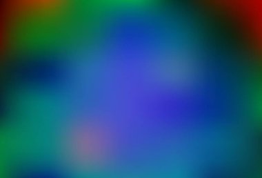 Koyu renk, Gökkuşağı vektörü modern zarif şablon. Soyut ve gradyan renkte renkli çizimler. İşiniz için yepyeni bir tasarım..