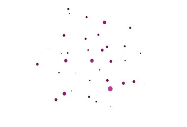 Açık pembe, köpüklü mavi vektör arkaplan. Soyut arka planda bulanık kabarcıklar ve renkli gradyan. Posterler, afişler için tasarım.