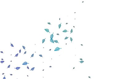 Hafif BLUE vektör şablonu. Yapraklı modern geometrik soyut çizim. Tasarımınız için yeni bir doku.