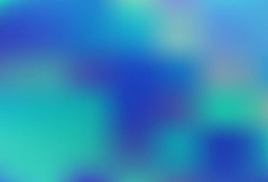 Işık Mavisi vektörü soyut parlak deseni bulanıklaştırdı. Bokeh tarzında tamamen yeni bir renk çizimi. Herhangi bir marka kitabı için şablon.