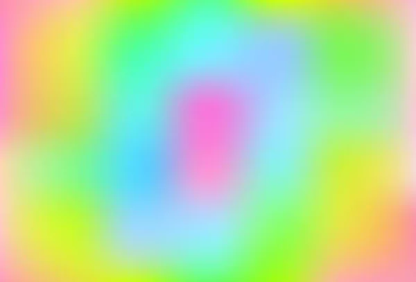 Licht Multicolor Rainbow Vector Abstracte Heldere Achtergrond Creatieve Illustratie Halve — Stockvector