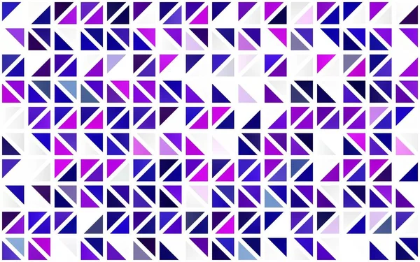 Világos Rózsaszín Kék Vektor Zökkenőmentes Textúra Háromszögletes Stílusban — Stock Vector