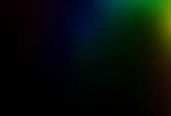 Σκούρο Πολύχρωμο Ουράνιο Τόξο Διάνυσμα Bokeh Μοτίβο Δημιουργική Απεικόνιση Στυλ — Διανυσματικό Αρχείο