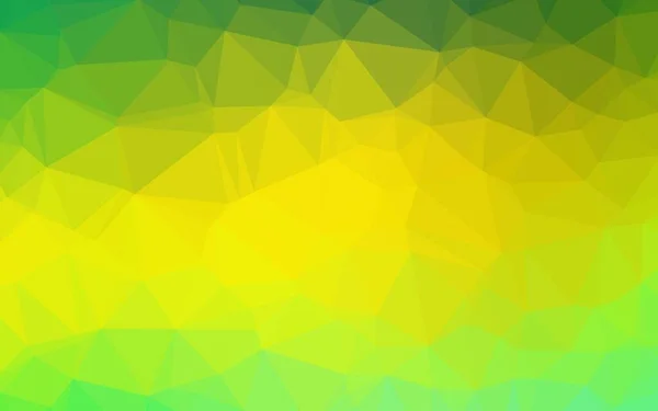 Hellgrünes Gelbes Vektormosaik — Stockvektor