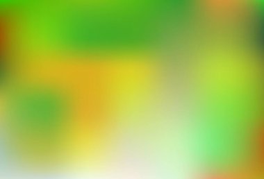 Açık yeşil vektör modern bokeh deseni. Yaratıcı illüstrasyon, yarım tonlu ve eğimli. Tasarımınız için akıllı doku.