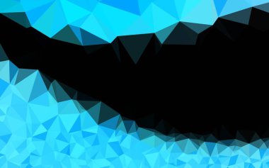 Işık Mavisi vektörü soyut mozaik deseni.