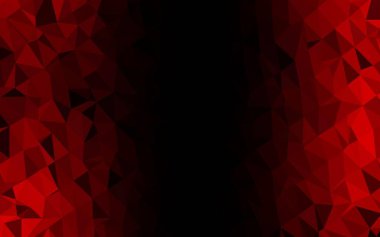 Açık Kırmızı Vektör Mozaik Şablonu.