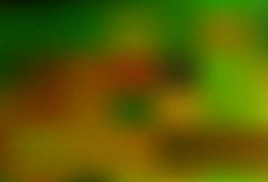 Açık yeşil, sarı vektör bulanık arkaplan. Gradyanı olan belirsiz bir soyut çizim. Herhangi bir marka kitabı için şablon.