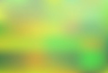 Açık yeşil, sarı vektör parlak arkaplanı bulanıklaştırdı. Bulanık ve gradyan renkte renkli çizimler. Cep telefonları için şablon.