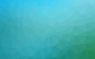 Açık Mavi, Yeşil vektör bulanık üçgen şablonu.