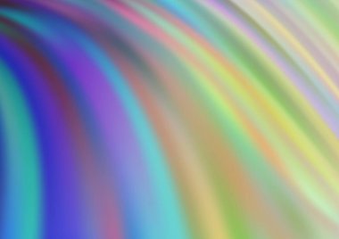 Açık Mavi, kabarcık şekilli yeşil vektör şablonu.