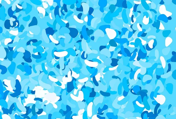Светло Синий Векторный Фон Формами Декоративный Дизайн Абстрактном Стиле Случайными — стоковый вектор