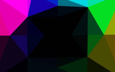 Koyu Çokrenkli, Gökkuşağı vektörü soyut mozaik desen.