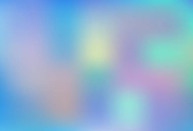 Açık mavi, yeşil vektör parlak şablonu bulanıklaştırdı. Soyut ve gradyan renkte renkli çizimler. Cep telefonları için şablon.