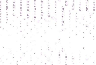 Açık pembe, dikdörtgenli, kare şeklinde mavi vektör düzeni. Renkli dikdörtgenlerle modern soyut çizimler. Reklamınız, posteriniz, afişiniz için en iyi tasarım.