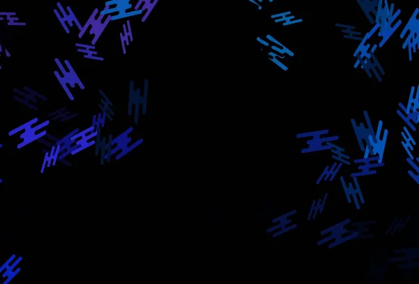 Bleu Foncé Motif Vectoriel Rouge Avec Des Lignes Étroites Illustration — Image vectorielle