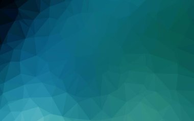 Açık BLUE vektör çokgen deseni.