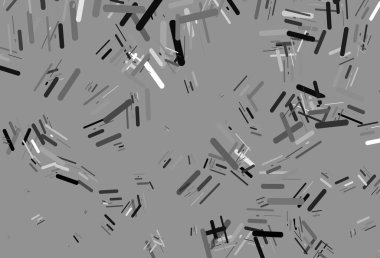 Light Silver, düz çizgileri olan gri vektör düzeni. Soyut şablondaki çizgilerle dekoratif parlak çizimler. Reklamınız, posteriniz, afişiniz için en iyi tasarım.