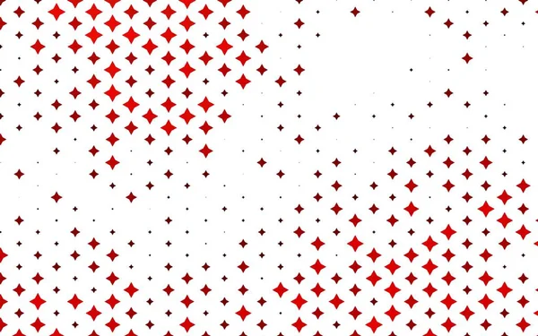 Modèle Vectoriel Rouge Clair Avec Étoiles Noël — Image vectorielle