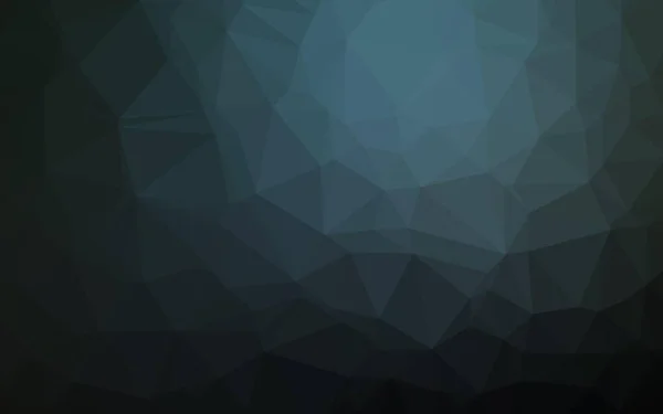 Dark Blue Vektor Low Poly Layout — Stockvektor