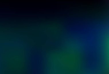 Koyu mavi vektör modern zarif şablon. Bokeh tarzında tamamen yeni bir renk çizimi. İşiniz için yepyeni bir tasarım..