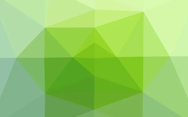 浅绿色矢量模糊三角形图案 — 图库矢量图片