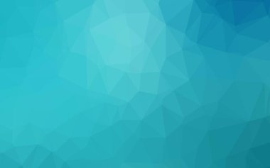 Hafif BLUE vektör mozaik dokusu. Parlak renkli bir illüstrasyonla yepyeni bir tarz. İş tasarımınız için üçgen desen.