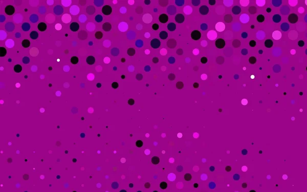 Světle Růžová Modrá Vektorová Textura Disky Krásná Barevná Ilustrace Rozmazanými — Stockový vektor