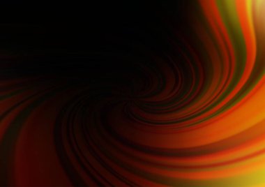 Koyu sarı, turuncu vektör modern bokeh deseni. Gradyanı olan modern geometrik soyut çizim. Tasarımınız için tamamen yeni bir şablon.