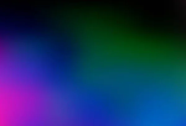 Dark Multicolor Rainbow Vector Wazig Helder Patroon Glitter Abstracte Illustratie — Stockvector