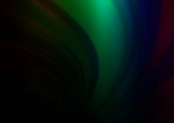 Multicolore Scuro Arcobaleno Vettore Bokeh Modello Colorato Illustrazione Colorata Stile — Vettoriale Stock