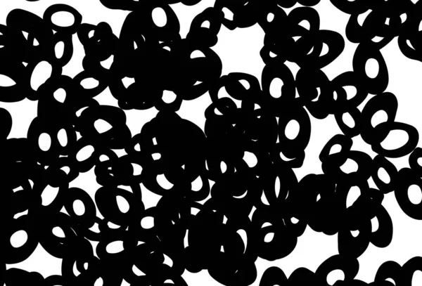 黑白相间的载体上都有斑点 带彩色渐变的抽象背景上模糊的气泡 水的形态 — 图库矢量图片