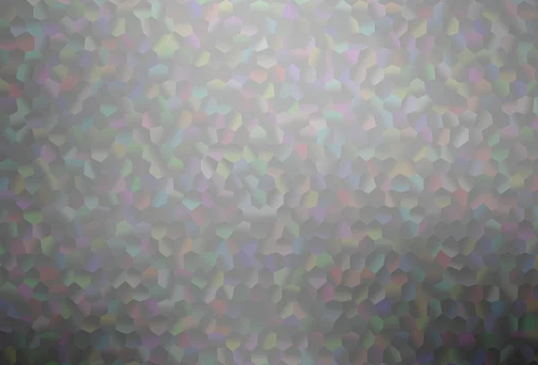Ανοιχτό Ασημί Γκρι Διανυσματικό Φόντο Εξάγωνα Glitter Αφηρημένη Απεικόνιση Εξαγωνικό — Διανυσματικό Αρχείο