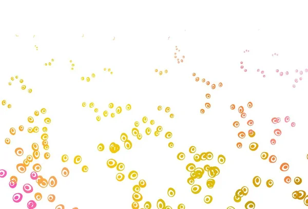 Rosa Claro Capa Vetor Amarelo Com Manchas Glitter Ilustração Abstrata — Vetor de Stock