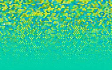 Açık mavi, dikdörtgenli sarı vektör arkaplan. Dikdörtgenli soyut gradyan çizimi. Şablon bir arkaplan olarak kullanılabilir.