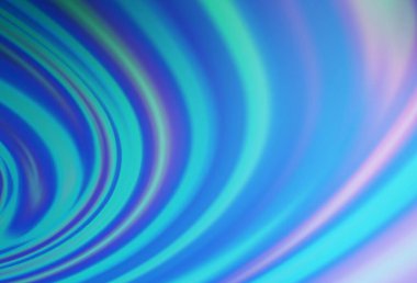 Sıvı şekilli hafif Mavili vektör şablonu. Bulanık baloncuk şekilli bir örnek. İş tasarımınız için tamamen yeni bir şablon.